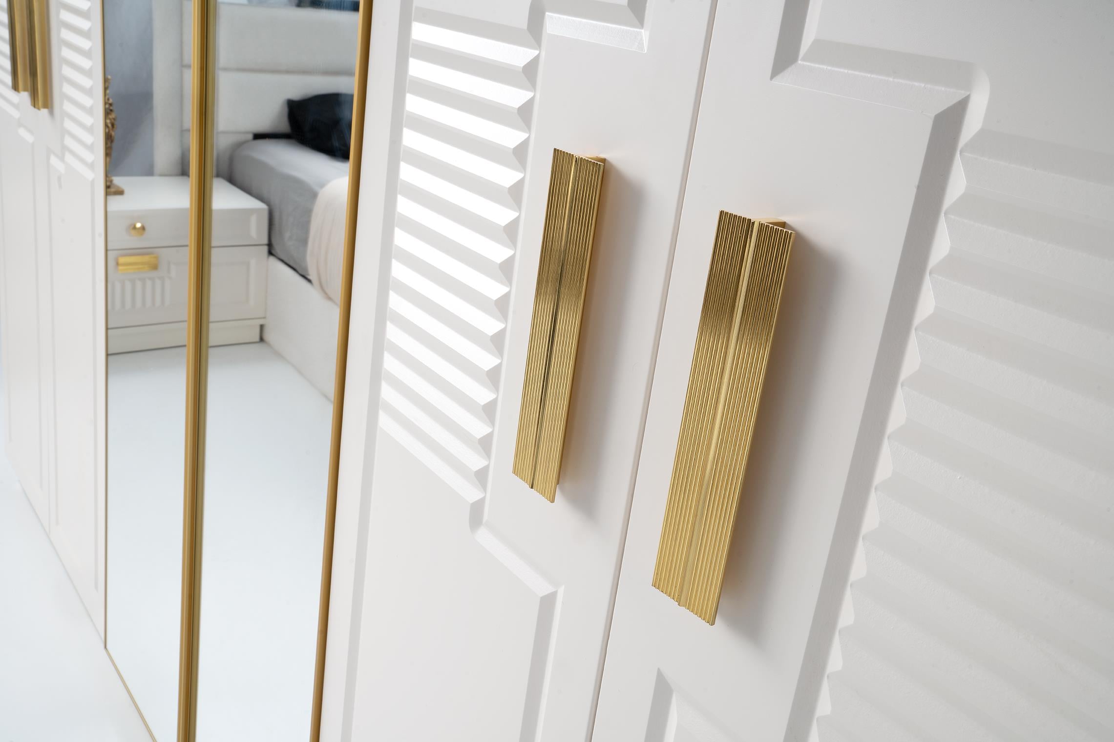 Petras %100 MDF 6 Kapaklı Modern Dolap