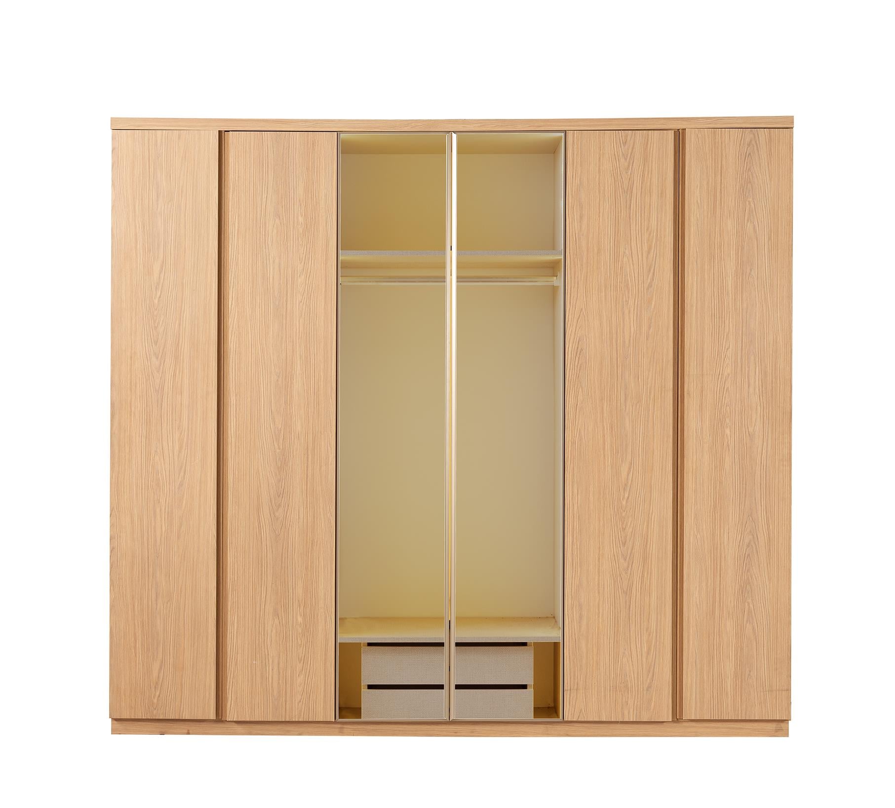 Rani %100 MDF 6 Kapaklı Modern Dolap