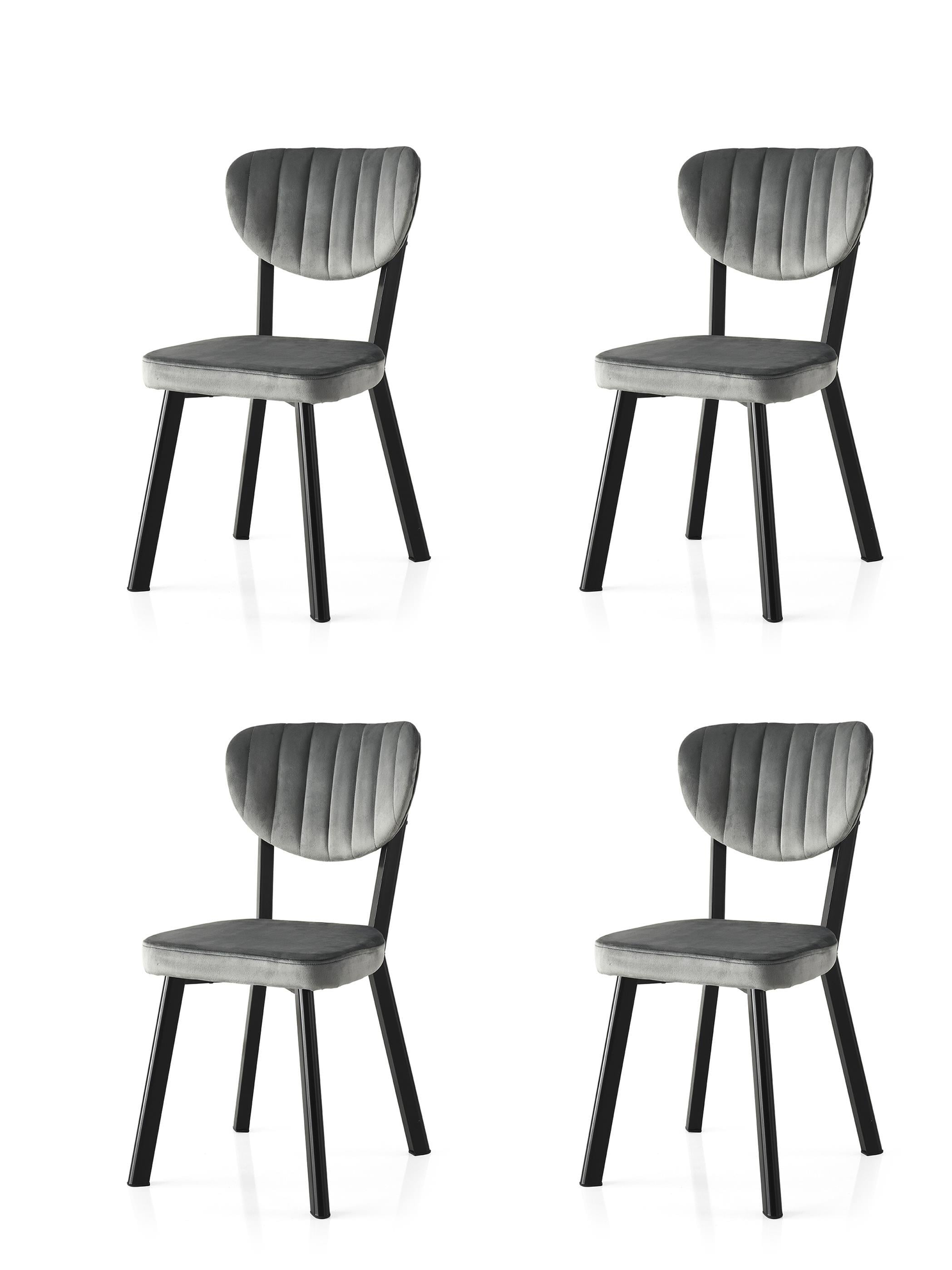 Star Demir Mutfak Sandalyesi 4 Lü Set 