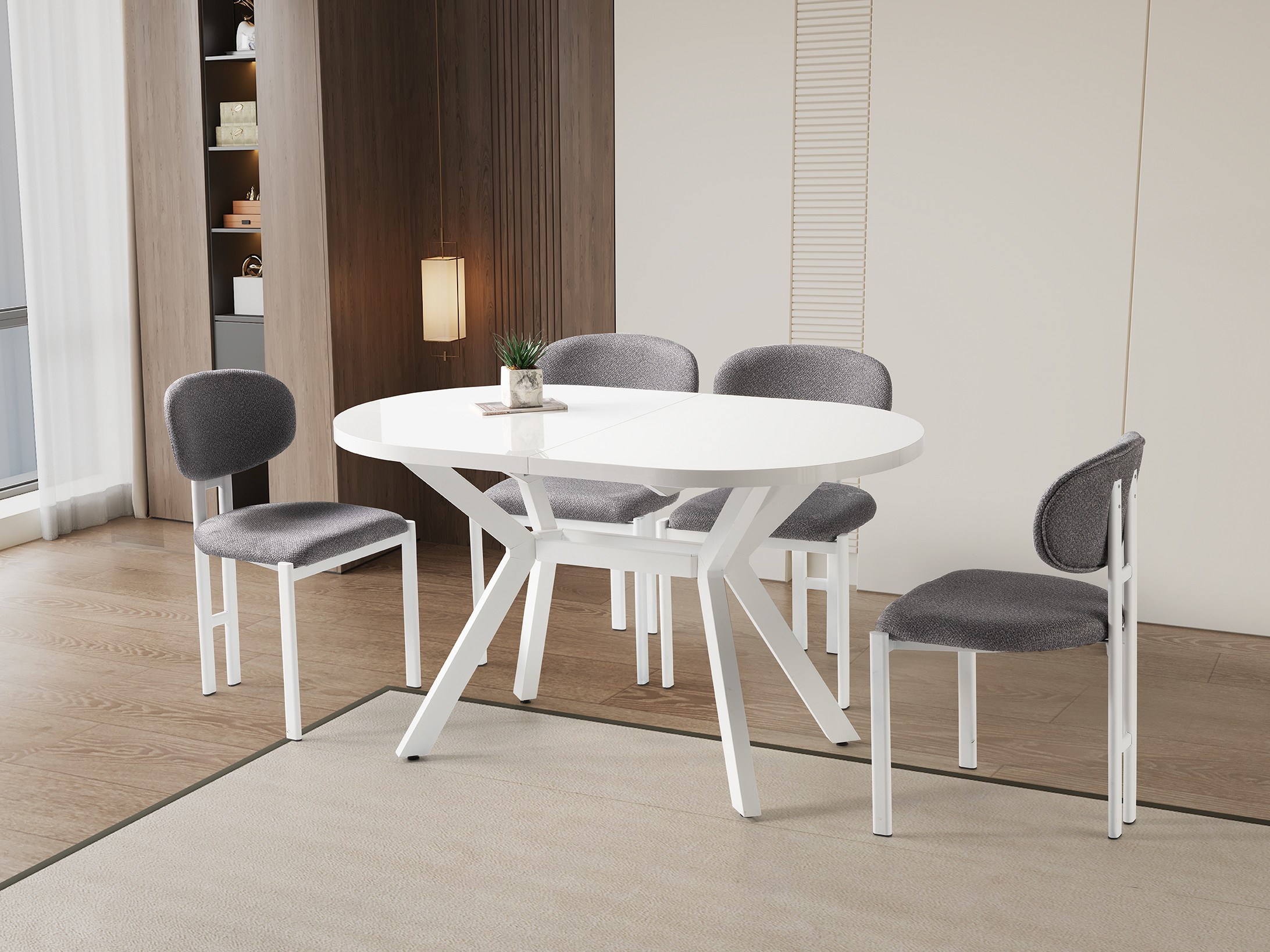 Star Lak Panel Mutfak Masa Sandalye Takımı 82x138