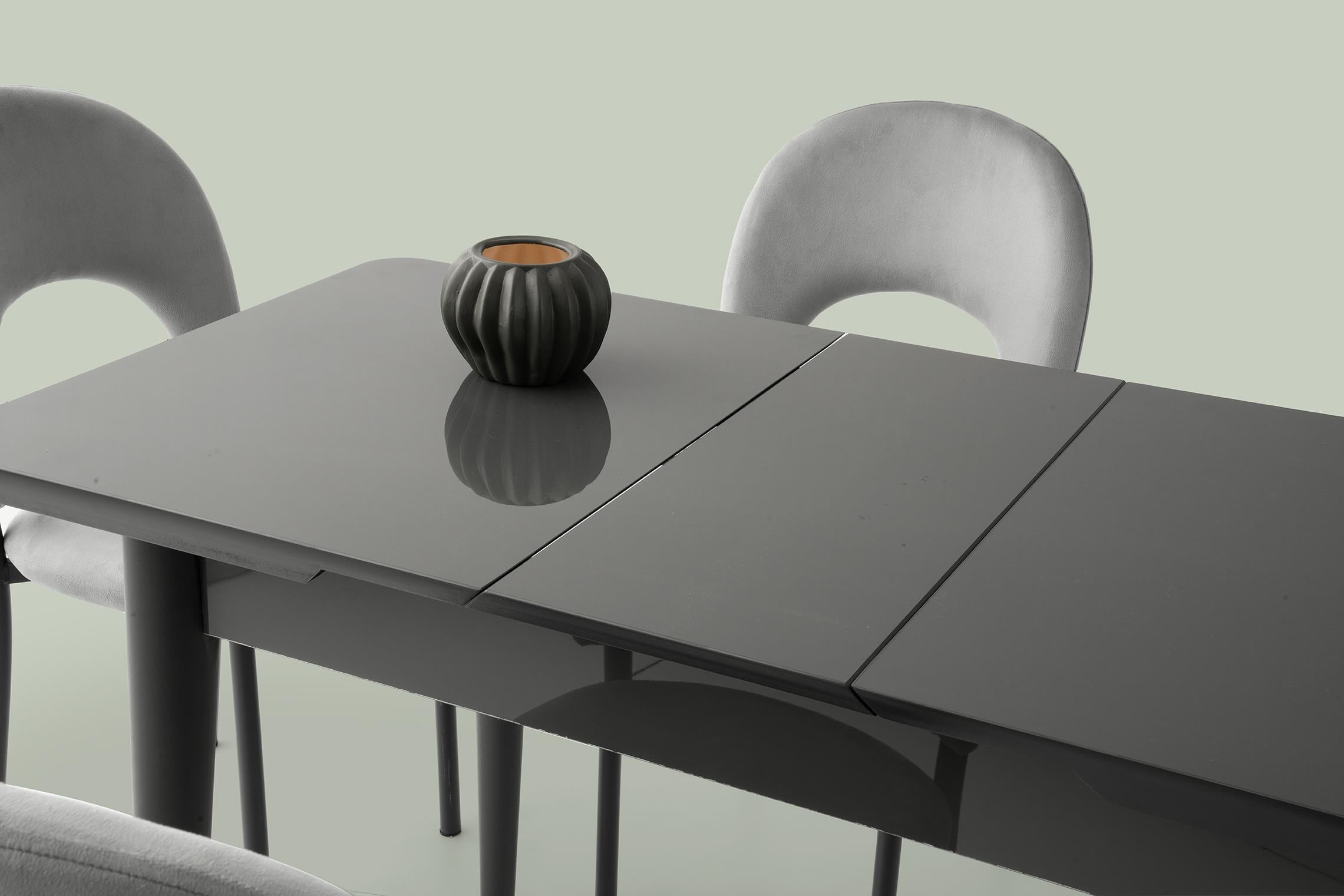 Tekno Hilal MDF Açılır Mutfak Masa Sandalye Takımı 60x100 