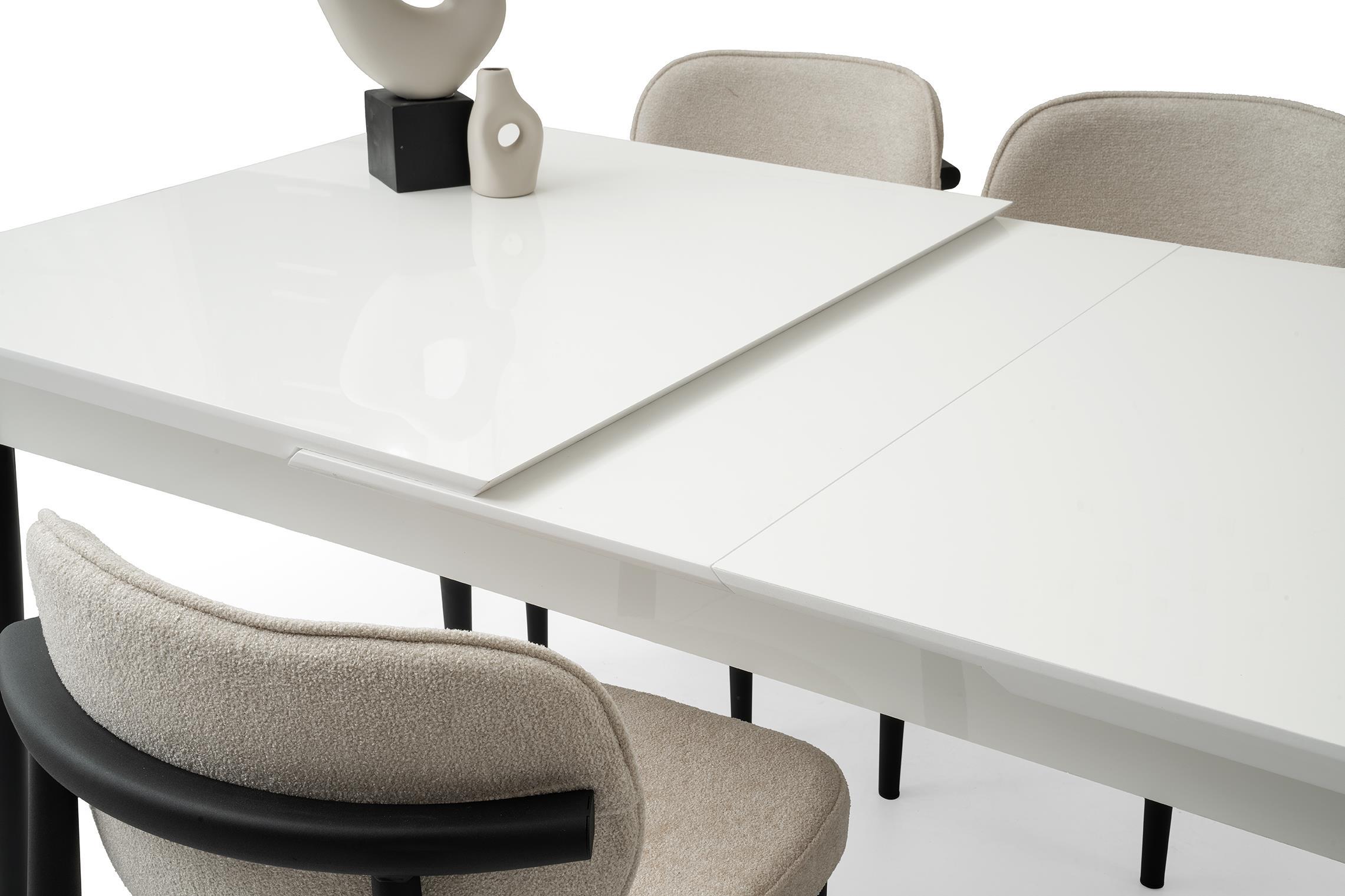 Tekno Polo MDF Açılır Mutfak Masa Sandalye Takımı 90x160 