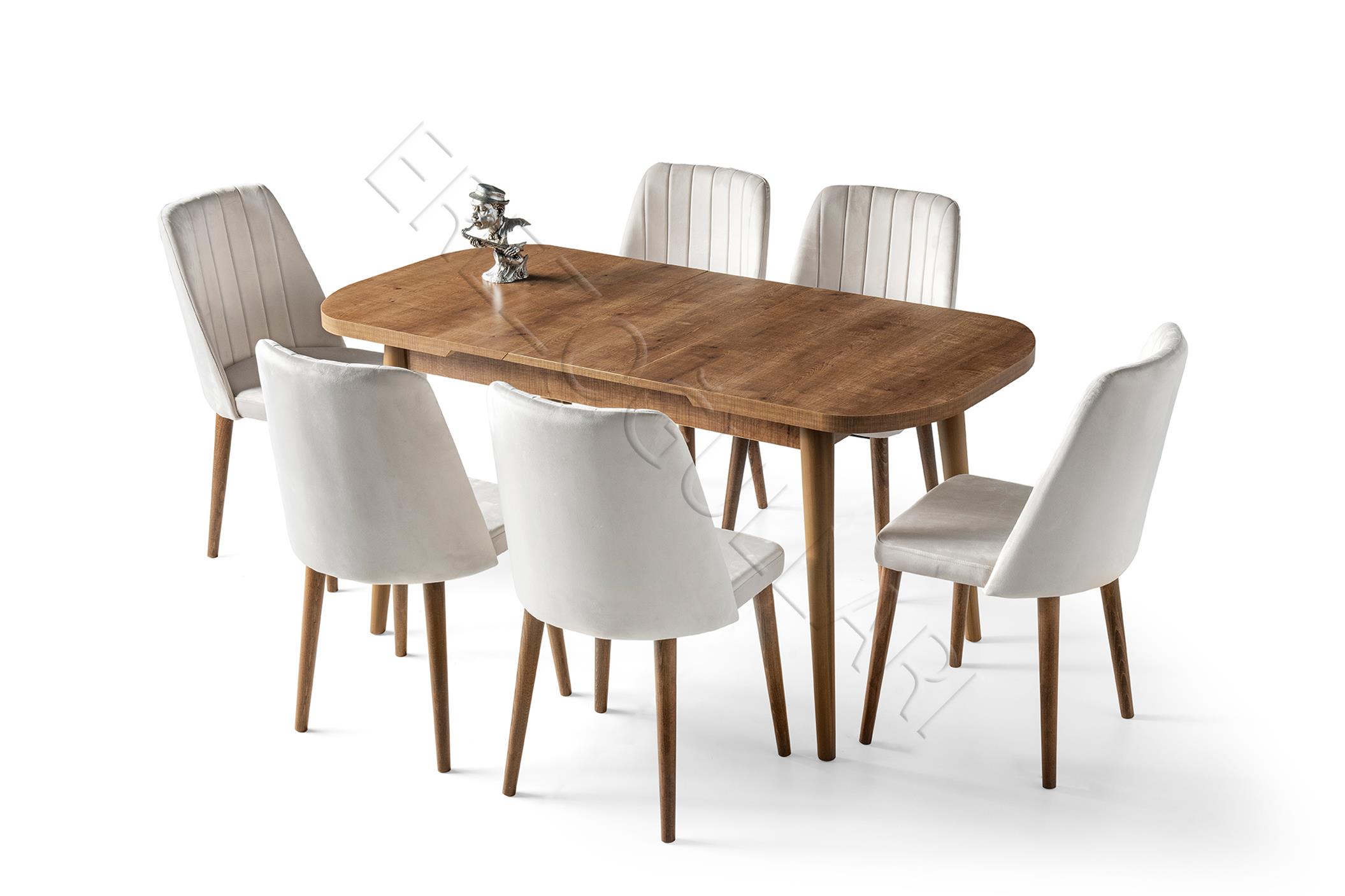 Venüs Milano MDF Mutfak Masa Sandalye Takımı 80x130 