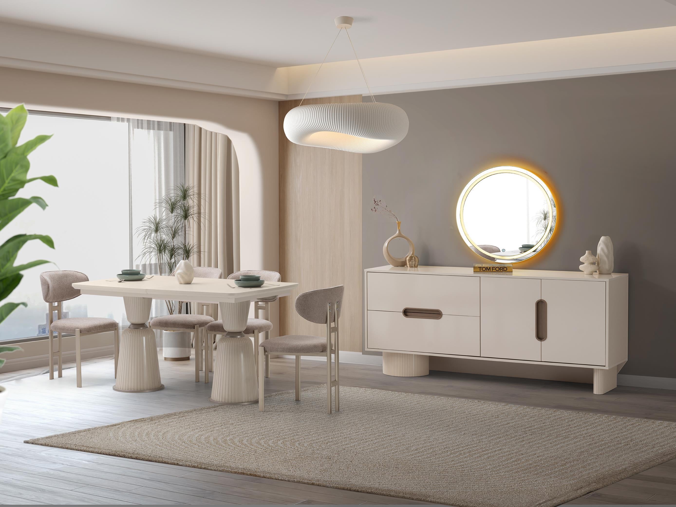 Vizyon Modern Dolaplı Çekmeceli Aynasız Konsol 180*45*85