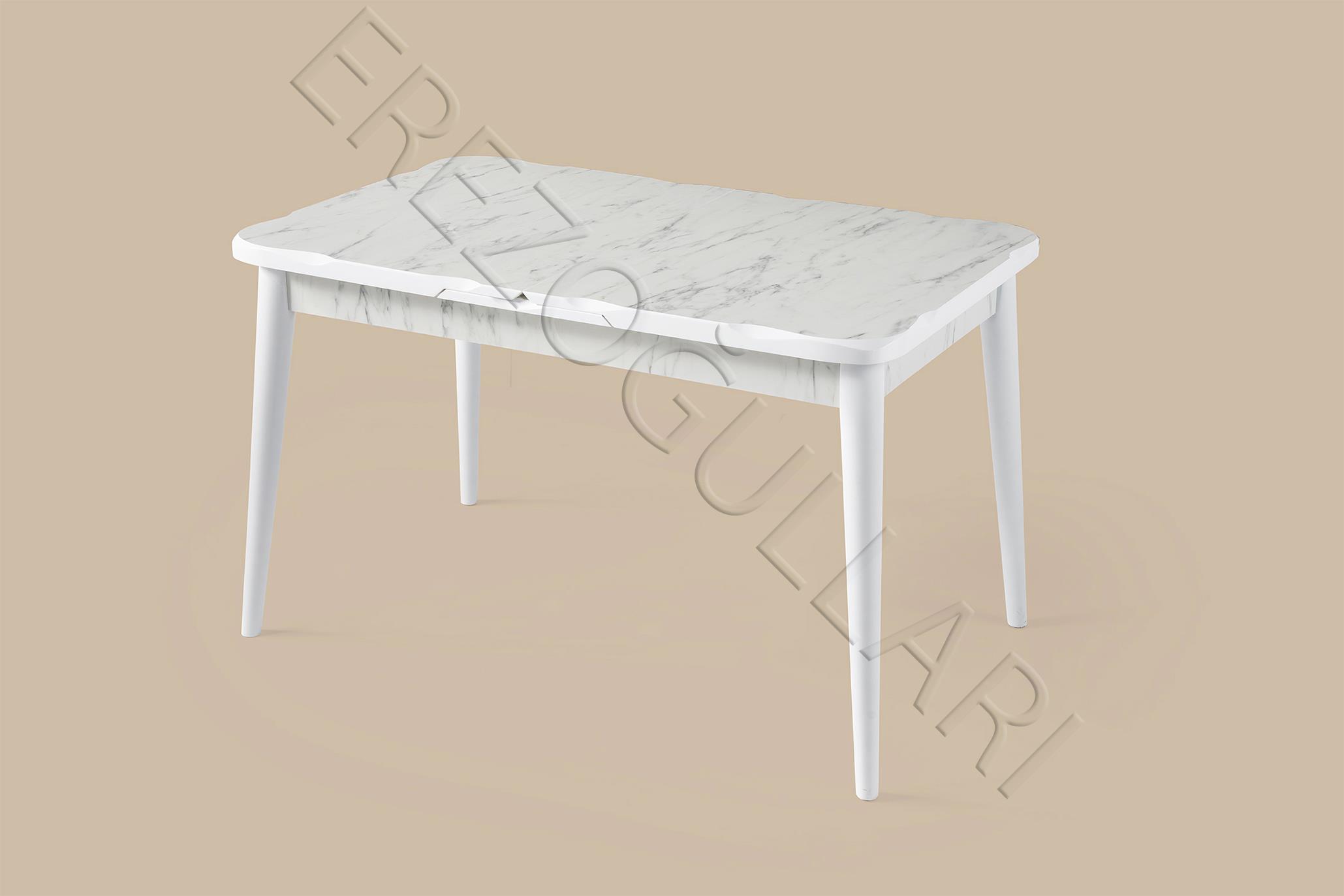Yakamoz Alfa MDF Mutfak Masa Sandalye Takımı 80x130cm