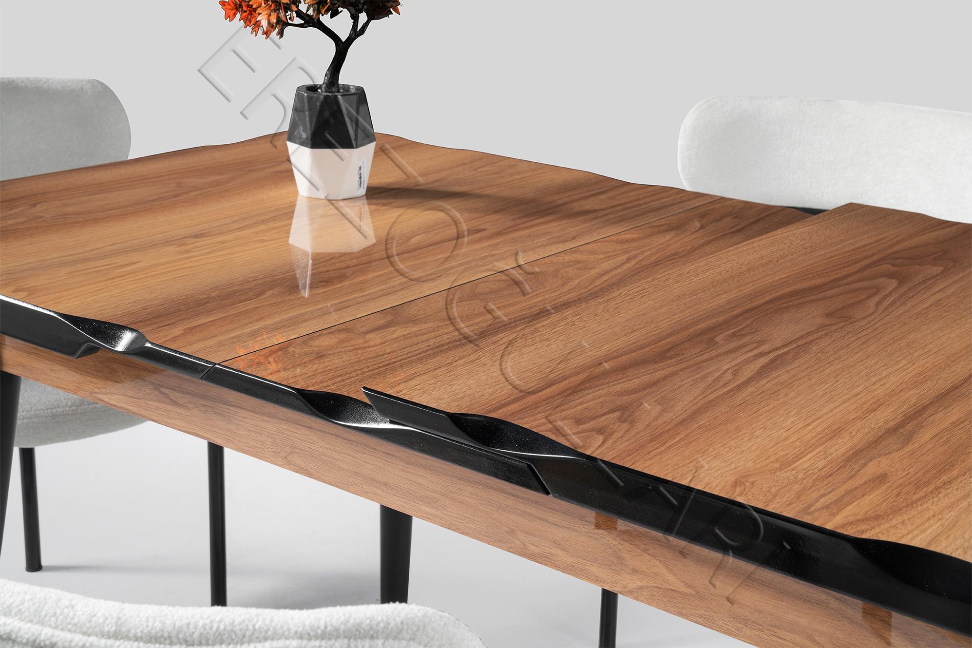 Yakamoz Alfa MDF Mutfak Masa Sandalye Takımı 80x130