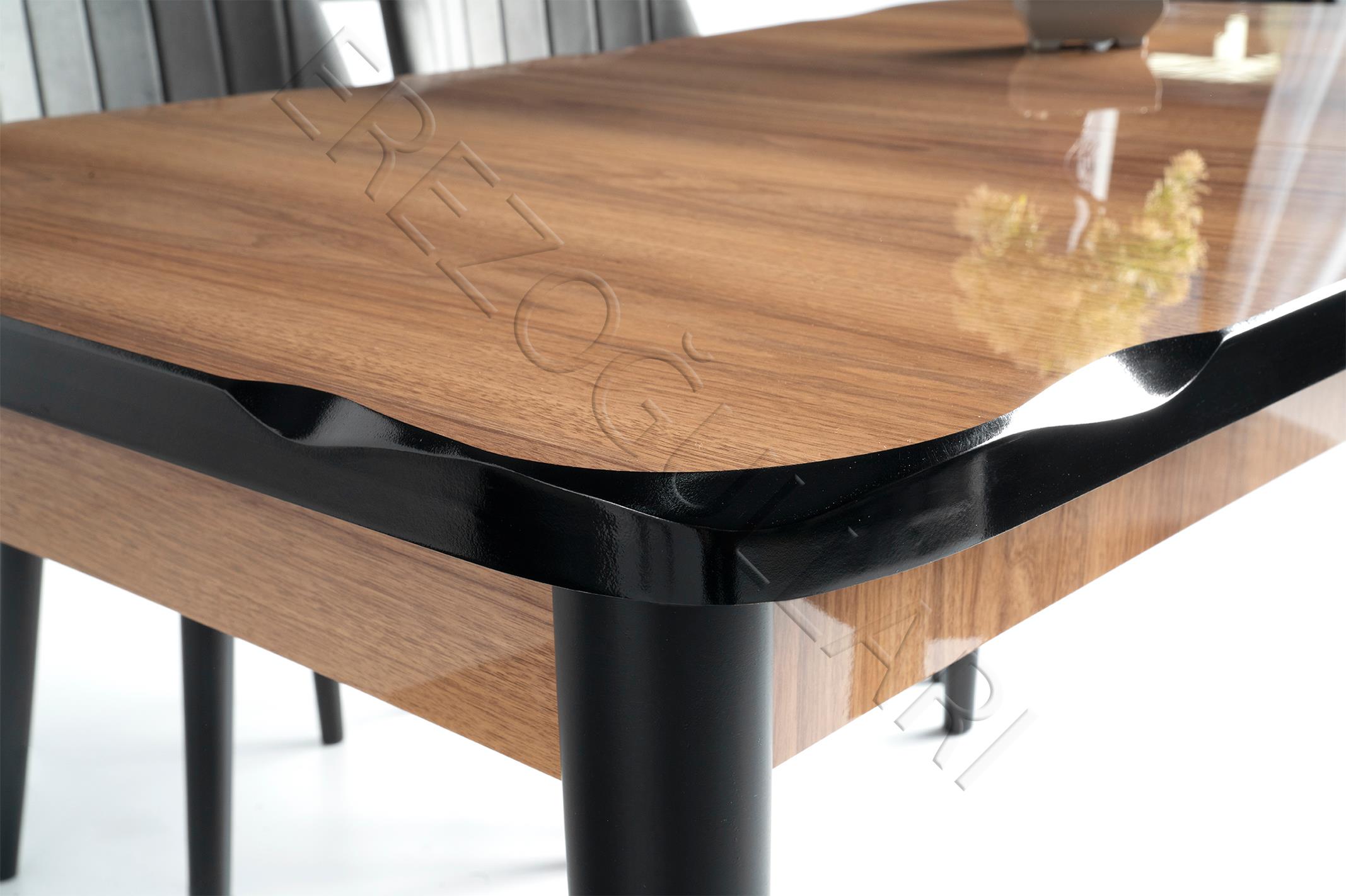 Yakamoz Milano MDF Mutfak Masa Sandalye Takımı 80x130