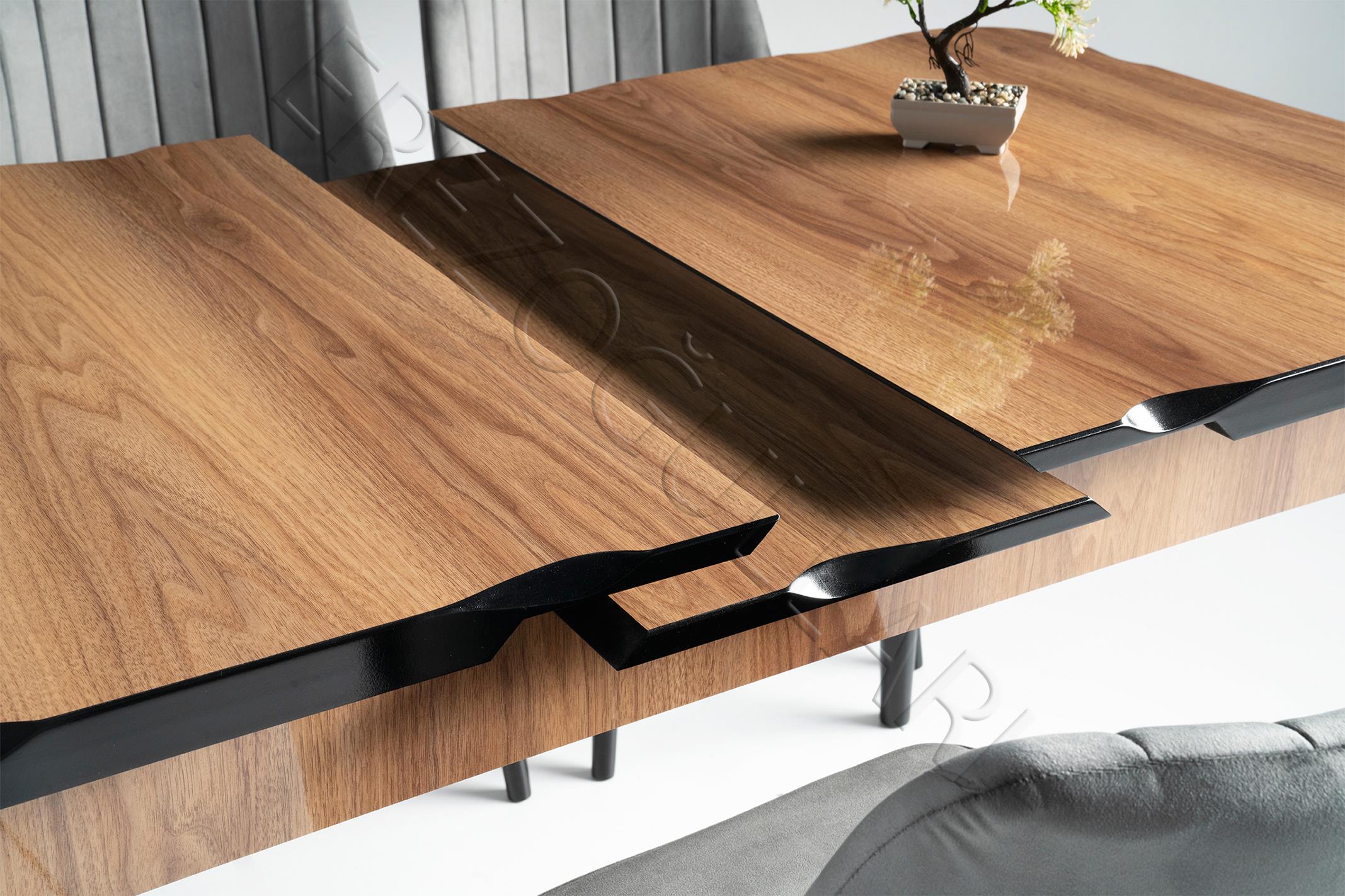 Yakamoz Milano MDF Mutfak Masa Sandalye Takımı 80x130
