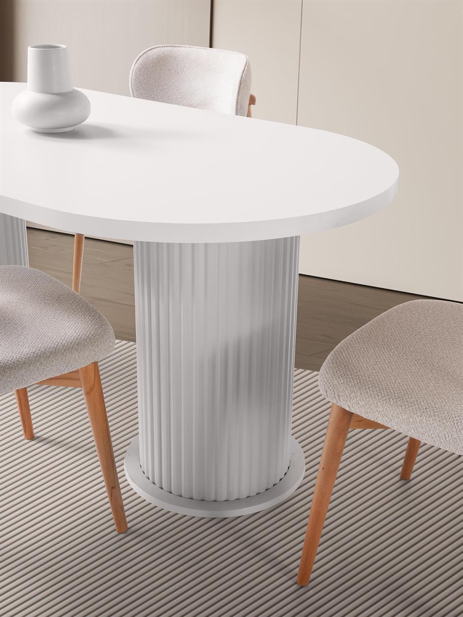 Aden %100 MDF Modern Bohem Yemek Odası Takımı