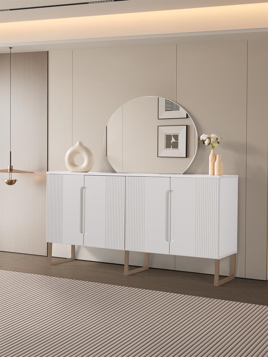 Aden %100 MDF Modern Bohem Yemek Odası Takımı