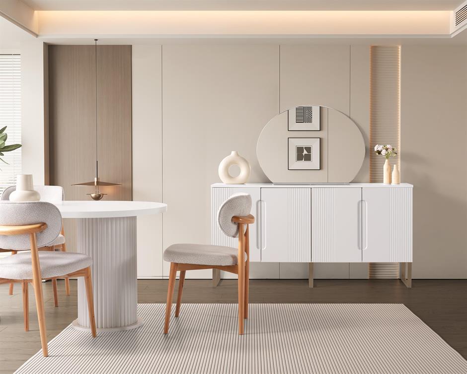 Aden %100 MDF Modern Bohem Yemek Odası Takımı