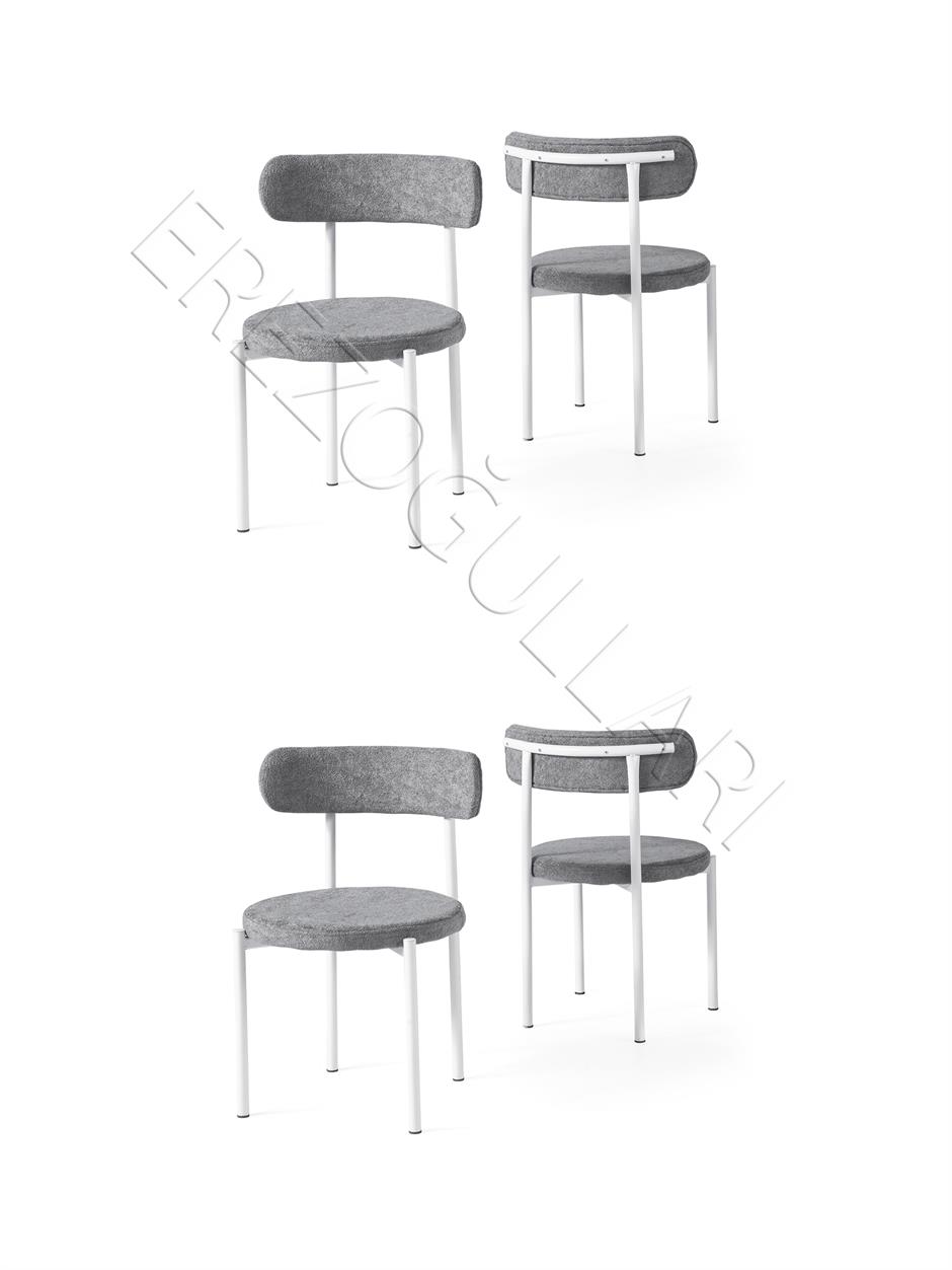 Alfa Metal Mutfak Sandalyesi 4 Lü Set 