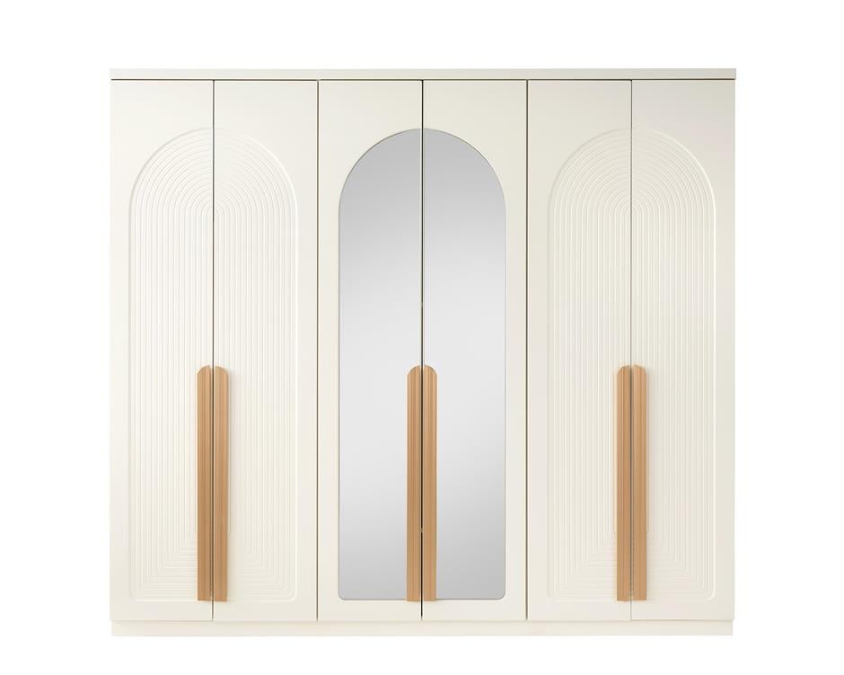 Asya %100 MDF 6 Kapaklı Modern Yatak Odası Takımı Başlıklı
