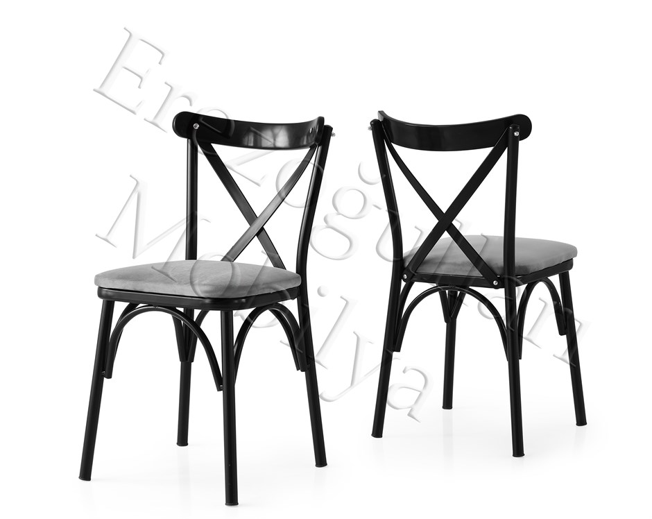 Bahar Mutfak Bahçe Cafe Sandalyesi 2 Li Set