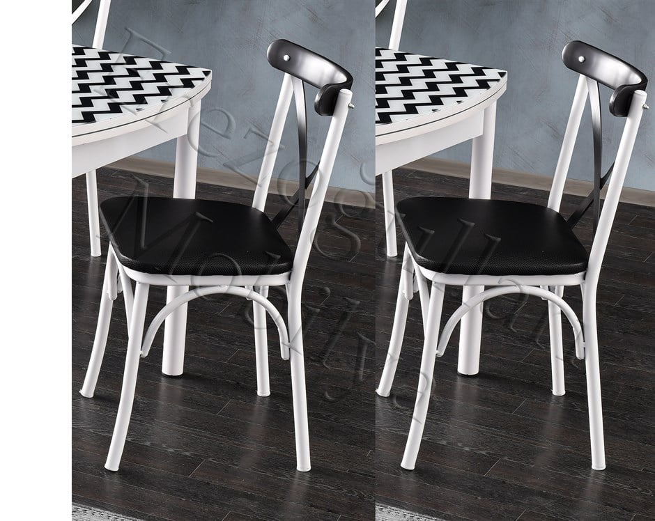Bahar Mutfak Bahçe Cafe Sandalyesi 2 Li Set