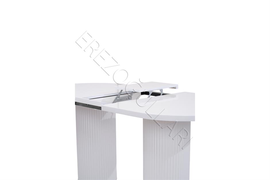 Bohem Polo Lak Panel Açılır Yemek Masa Sandalye Takımı 90x160cm
