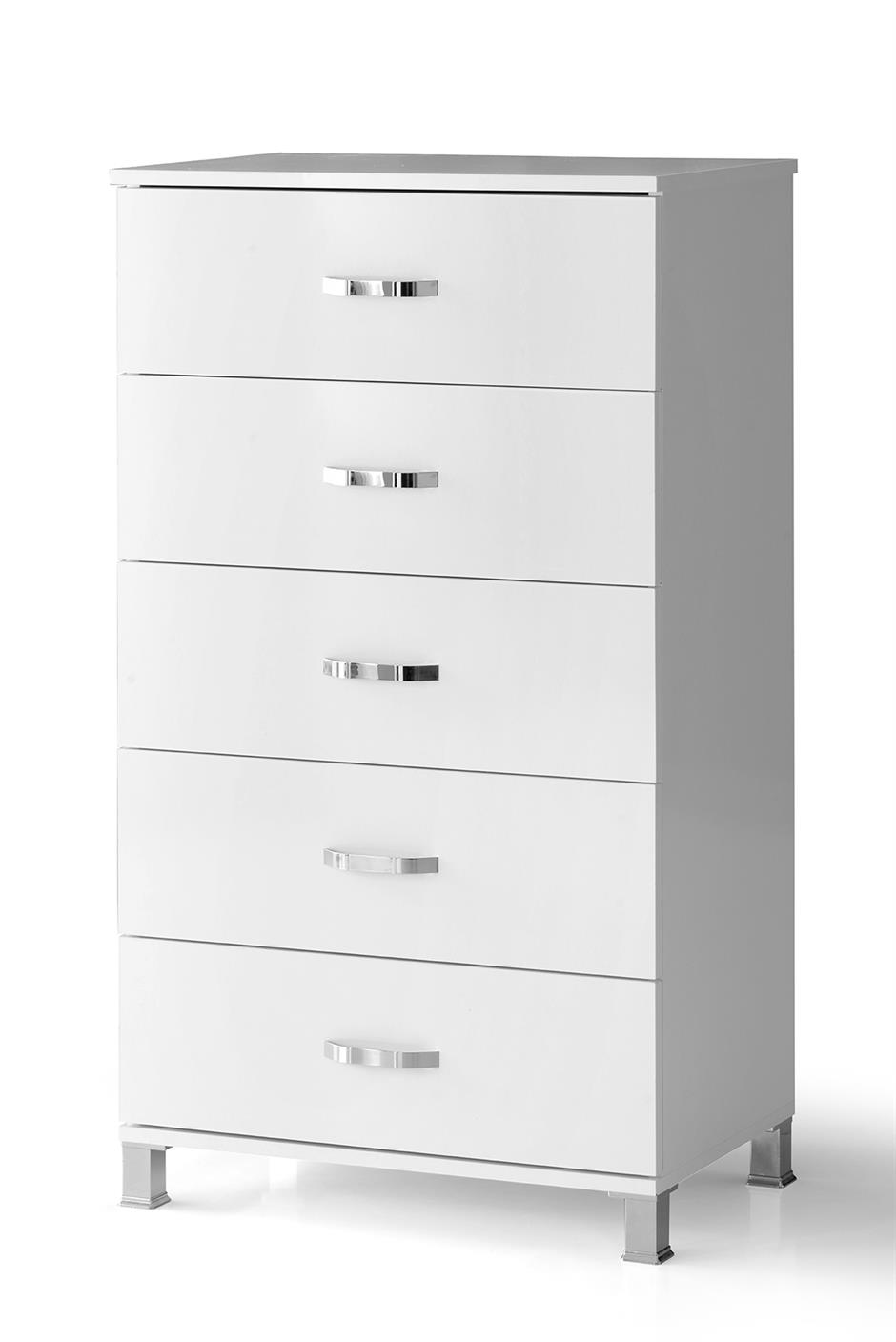 Buket Yüksek 5 Çekmeceli Şifonyer 73x45x125 Demonte 