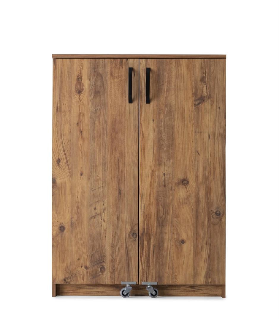 Çok Amaçlı 2 Kapaklı Mutfak Erzak Kiler Dolabı 86x52x120cm