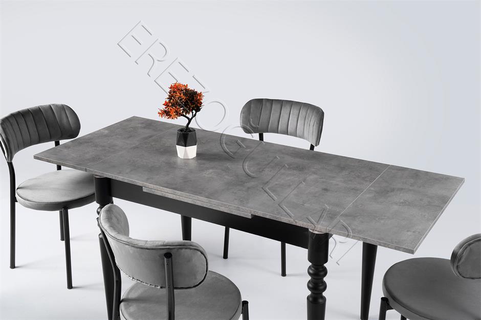 Didim Beta Açılır Mutfak Masa Sandalye Takımı 80x120