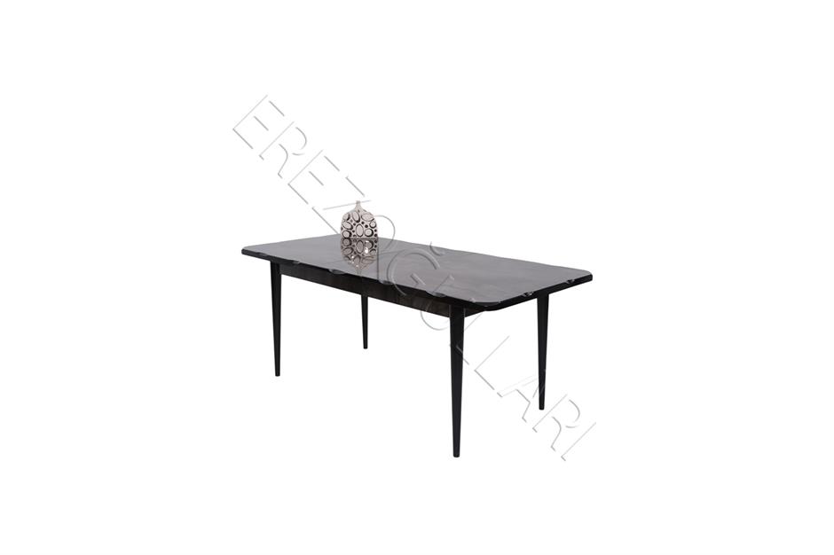 Duru Tuna Mdf Lak Panel Açılır Yemek Masa Takımı 90x160