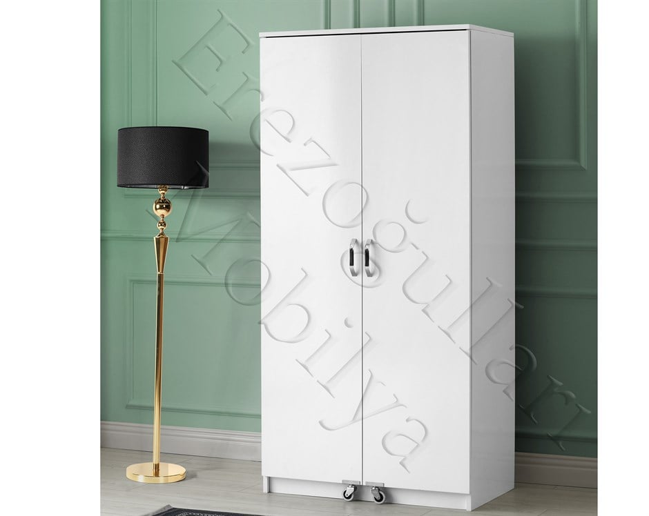Ekonomik 2 Kapılı Mutfak Kiler Erzak Dolabı 86x50x180