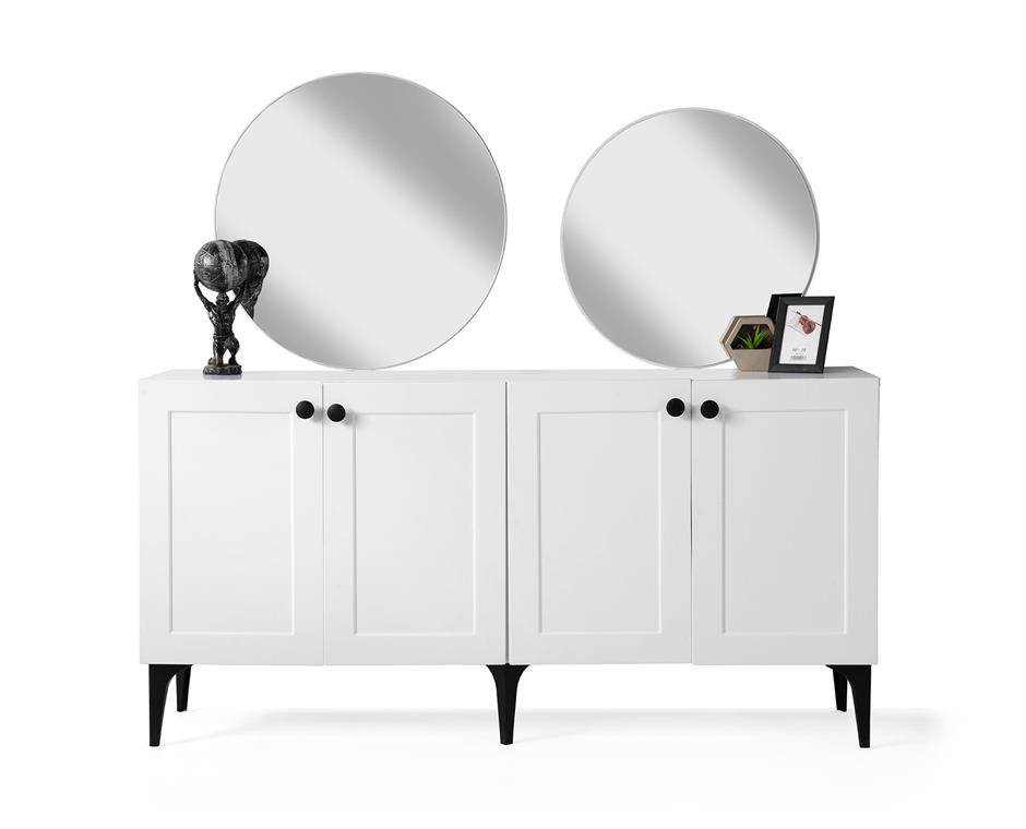 Liora %100 MDF Modern Bohem Yemek Odası Takımı