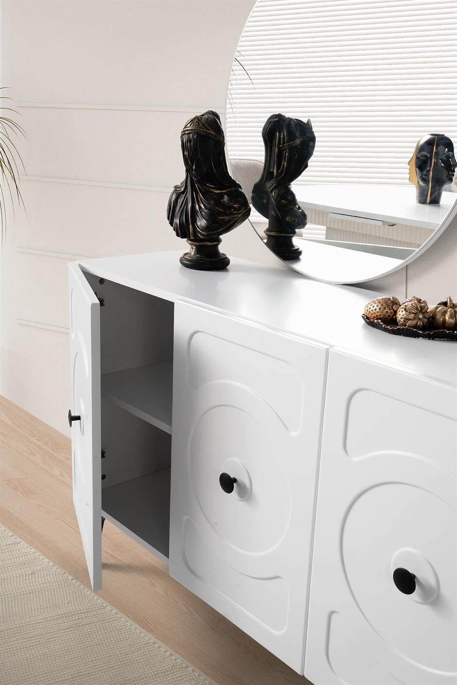 Emir %100 MDF Modern Bohem Yemek Odası Takımı