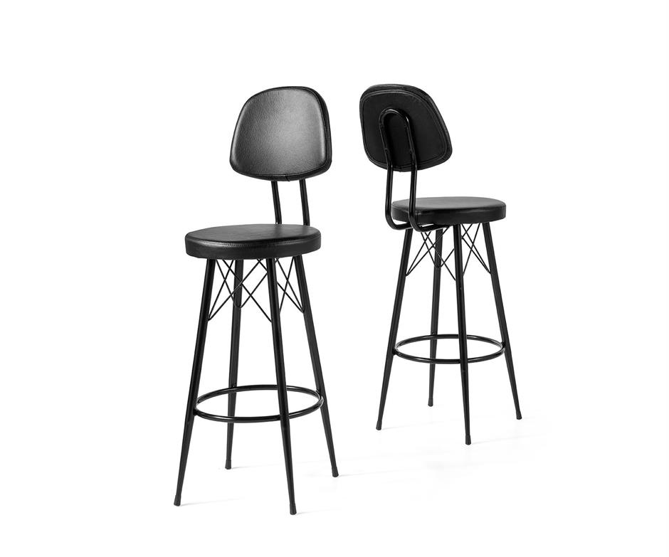 Eylül Bar Mutfak Sandalyesi Metal 2 Li Set  