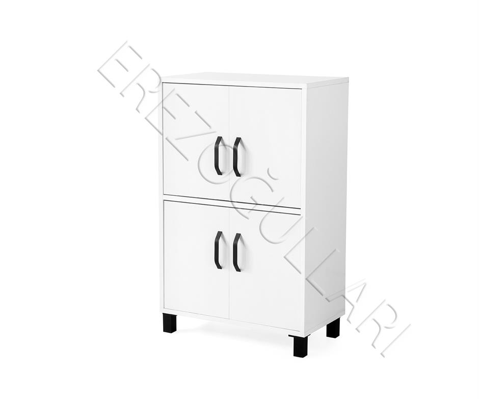 Gonca Kapaklı Çok Amaçlı Dolap Ayakkabılık 63x35x99cm