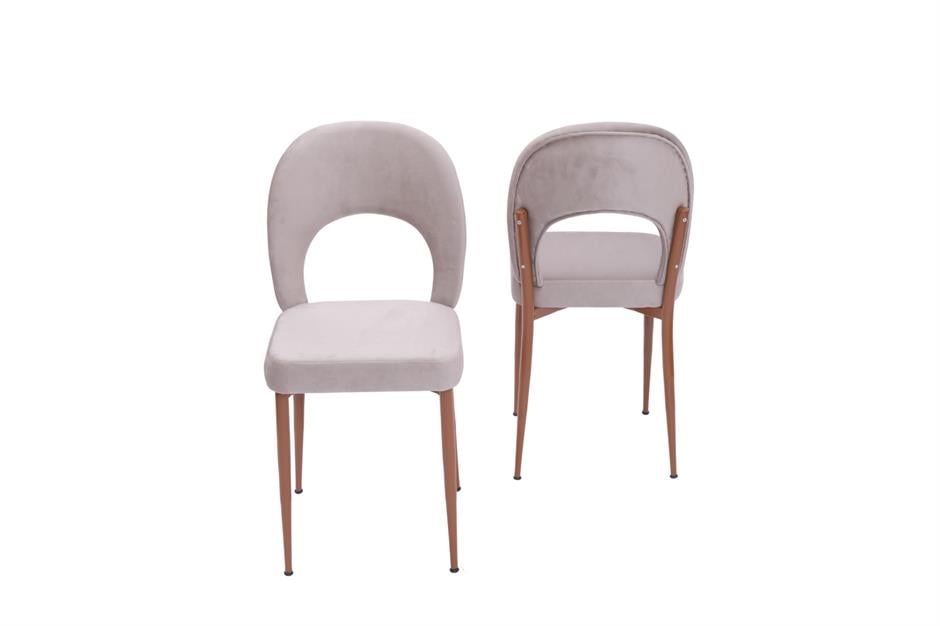 Hilal Demir Mutfak Sandalyesi 2 Li Set 