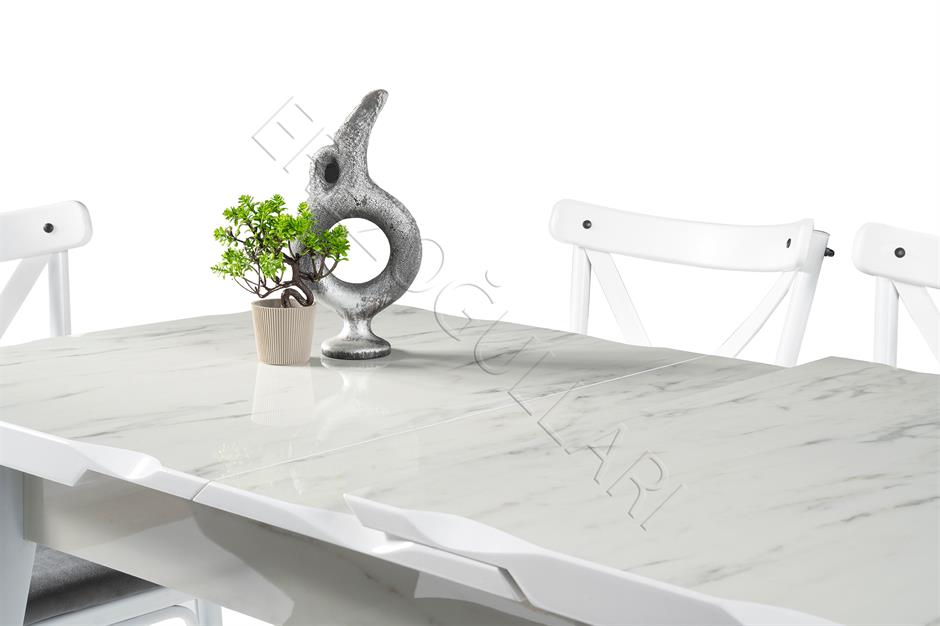 İkon Banklı MDF Mutfak Masa Sandalye Takımı 70x110