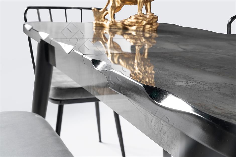 İkon Buse Banklı MDF Mutfak Masa Sandalye Takımı 70x110