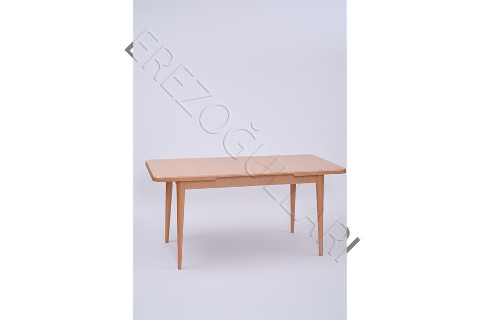 Kayın Boyalı Mdf Mutfak Masası 80x130