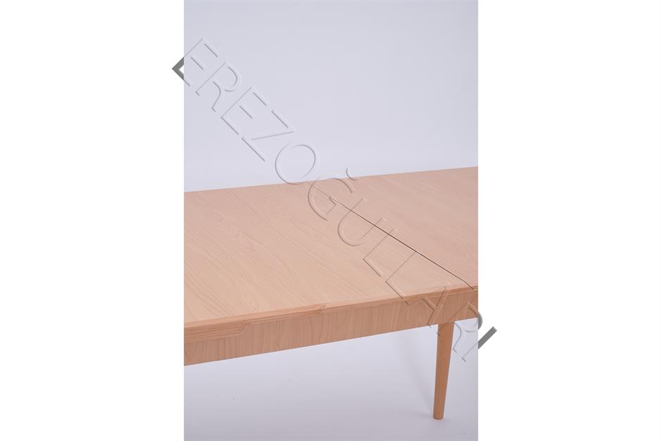 Kayın Boyalı Mdf Mutfak Masası 80x130