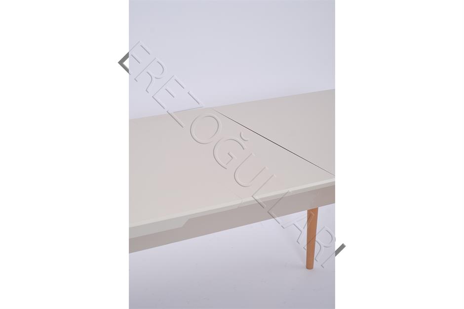 Kum Beji Boyalı Mdf Mutfak Masası 80x130