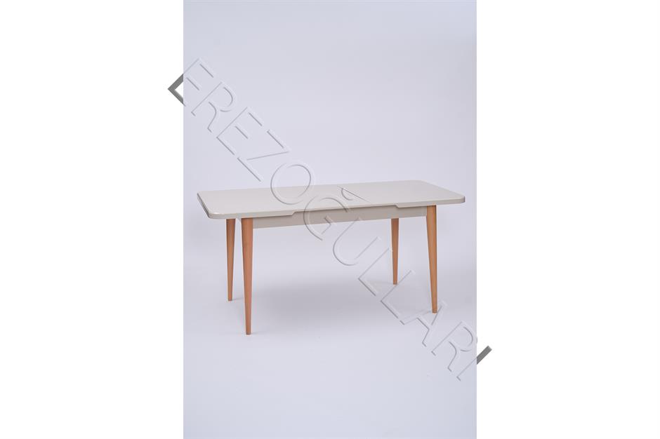 Kum Beji Boyalı Mdf Mutfak Masası 80x130
