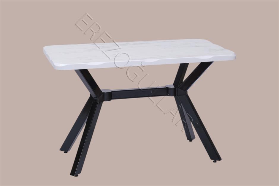 Kütük MDF Boyalı Lak Panel Mutfak Masası 70x120