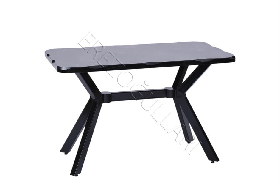 Kütük MDF Boyalı Lak Panel Mutfak Masası 70x120