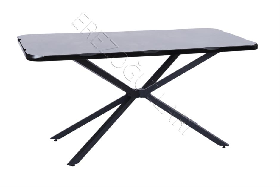 Kütük MDF Boyalı Lak Panel Mutfak Yemek Masası 90x160