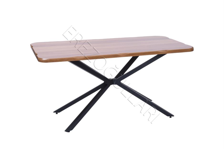 Kütük MDF Boyalı Lak Panel Mutfak Yemek Masası 90x160