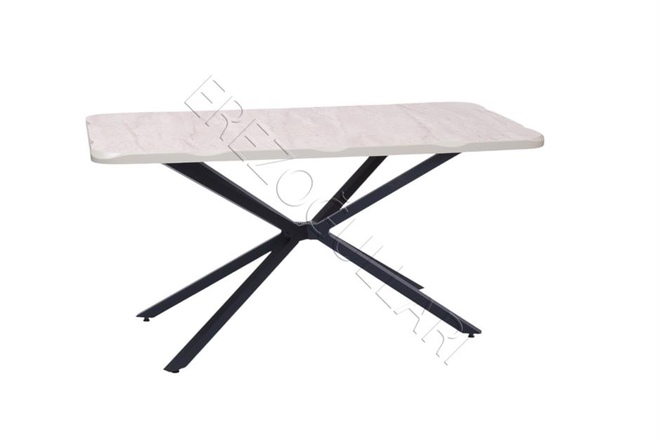 Kütük MDF Boyalı Lak Panel Mutfak Yemek Masası 90x160