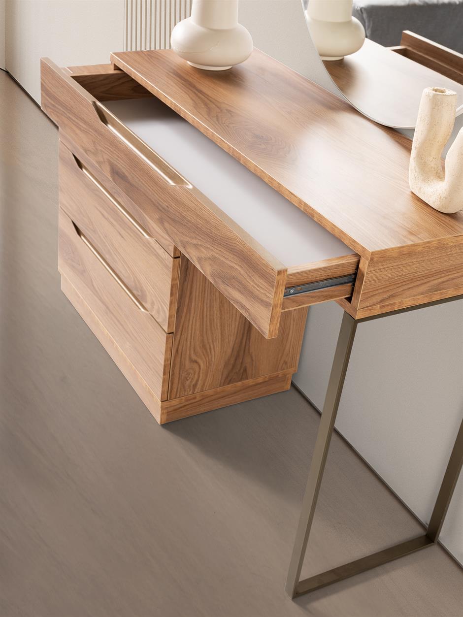 Legna %100 MDF 6 Kapaklı Modern Yatak Odası Takımı Başlıklı