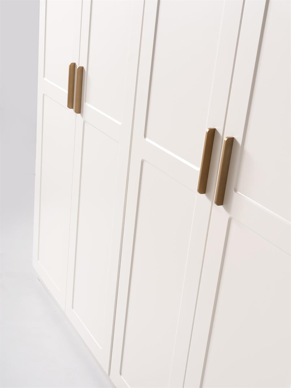 Liora %100 MDF 6 Kapaklı Modern Dolap