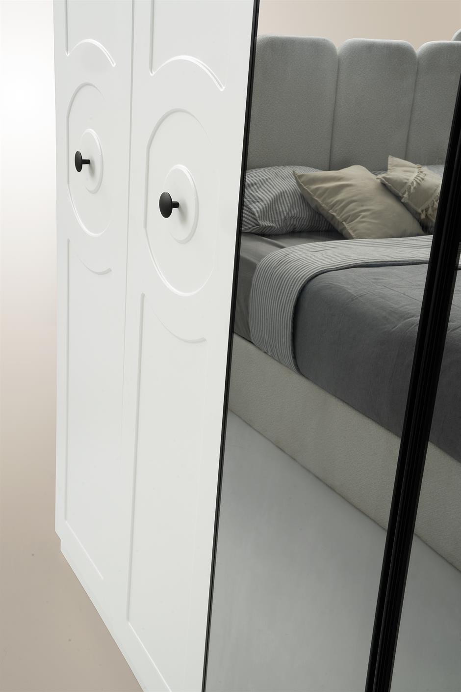 Emir %100 MDF 6 Kapaklı Modern Dolap