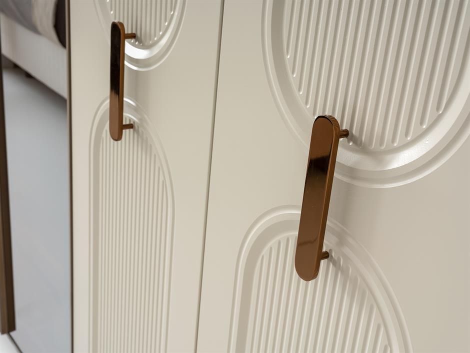 Mihra %100 MDF 6 Kapaklı Modern Dolap