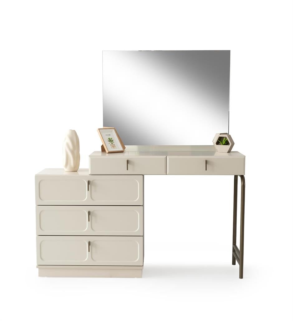 Malta %100 MDF 6 Kapaklı Modern Yatak Odası Takımı Başlıklı