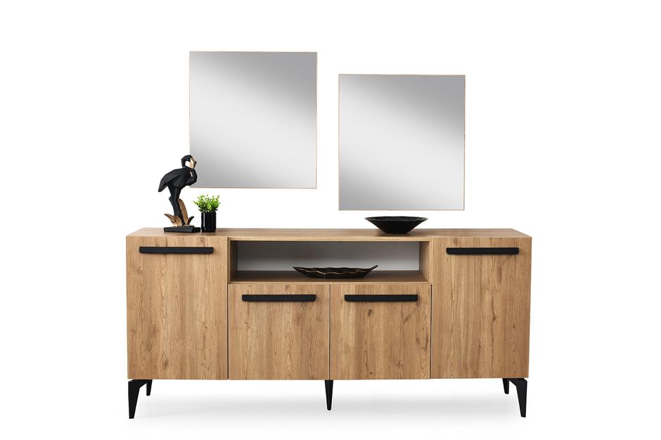 Modern Mercan MDF Aynasız Konsol 160x43x84cm