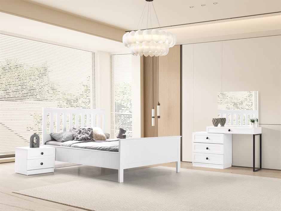 Natura %100 MDF 6 Kapaklı Modern Yatak Odası Takımı