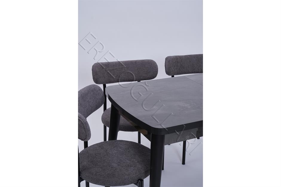 Nehir Alfa Lak Panel Açılır Mutfak Masa Takımı 75x130cm