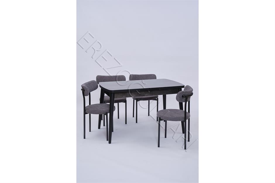 Nehir Alfa Lak Panel Açılır Mutfak Masa Takımı 75x130cm